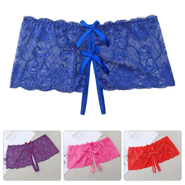 WOMEN SEXY PANTIES French Knickers Open Crotch Underpants Crotchless