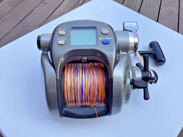 Moulinet électrique Daiwa Tanacom TC 1000 Pour Pêche En Mer, Calmar Et Bolentino