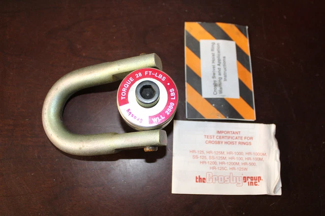 Crosby HR-125 Swivel Hoist Ring, 2500 lb Load