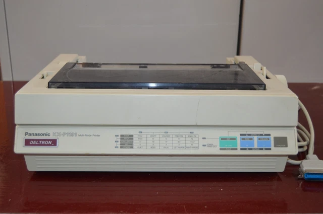 Vintage Panasonic KX-P1191 Multi-Mode Impact Dot Matrix Printer Powers on