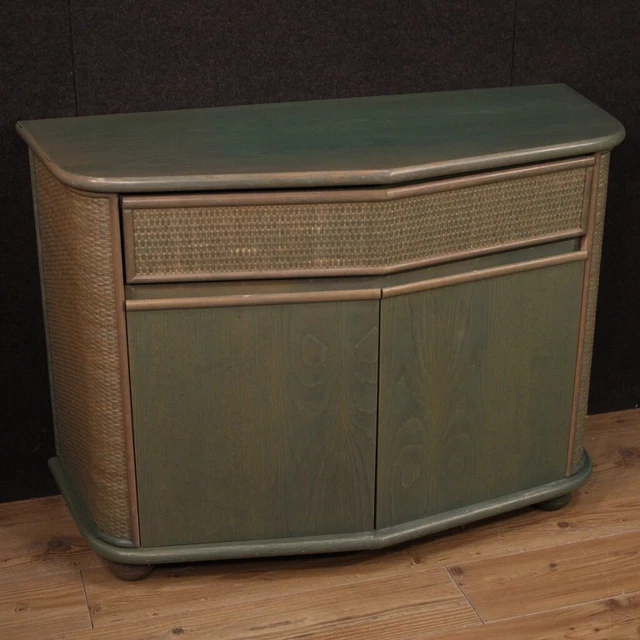 Aparador de diseno mueble madera exotica vintage moderna siglo XX salon comoda