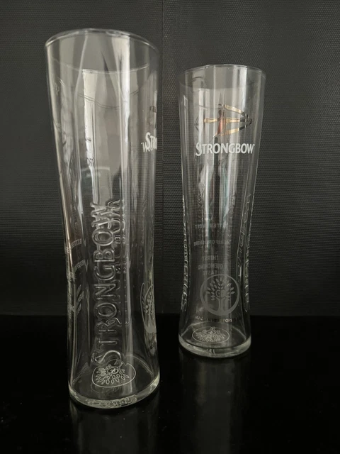 2 Strongbow Pint Glass 20oz CE 568ml (2 Glasses) - More This Way