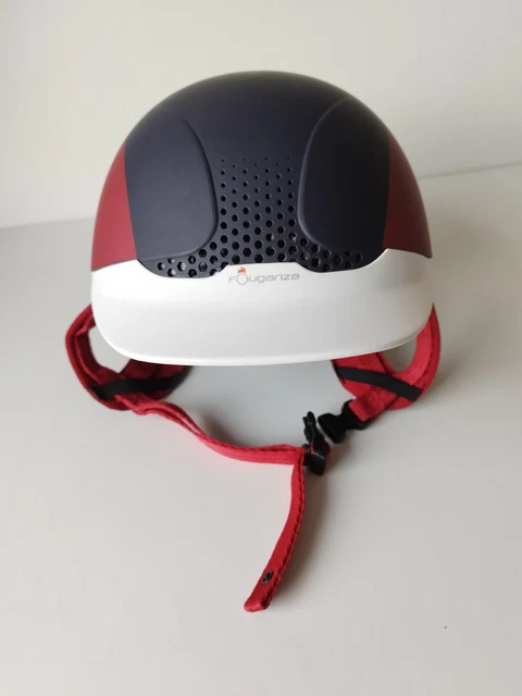 Bombe casque d'équitation Décathlon + housse Fouganza taille M (55-58cm) - Sport & Plein air
