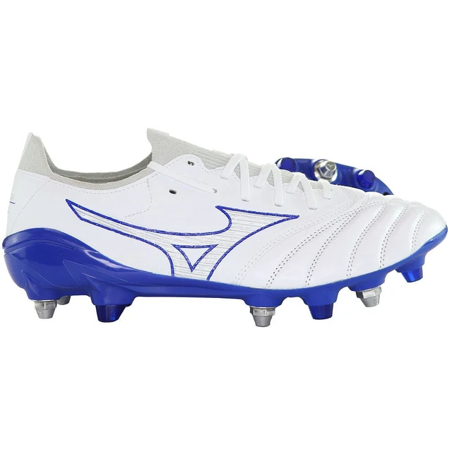 MIZUNO MORELIA NEO II Si SG Football Boots Uk 9.5 Blue White rrp
