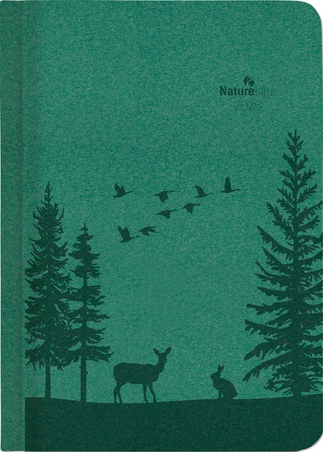 WOCHEN-MINITIMER NATURE LINE Forest 2025 - Taschen-Kalender A6 - 1 ...