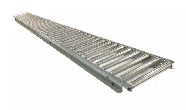 Unex Span Track Carton Flow Gravity Roller Conveyor 9.5" x 93"