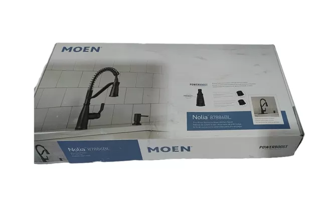 MOEN Nolia Single-Handle Pre-Rinse Spring Pulldown Sprayer Kitchen Faucet