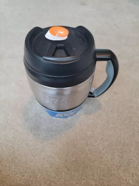 52 Oz Bubba Keg Stainless Steel Insulated Cooler Travel Mug Silver Black