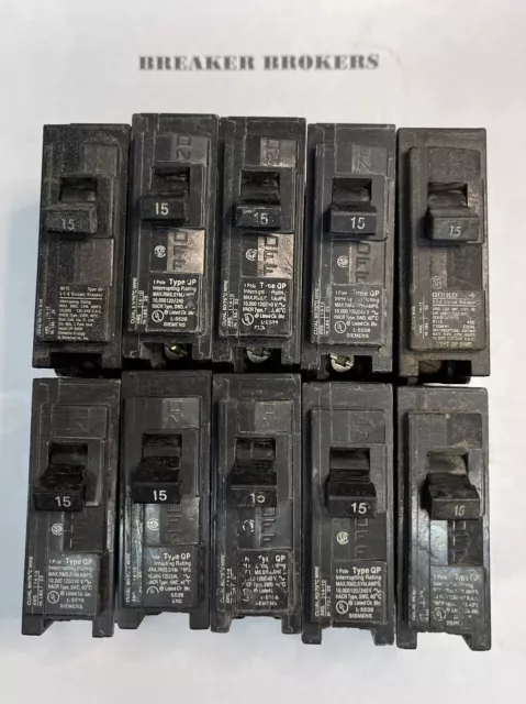 Siemens ITE lot of 10 Q115 1 Pole 15 Amp Circuit Breakers -  SHIPS TODAY FAST