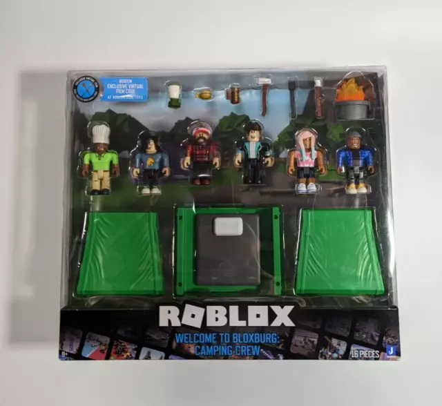 Roblox Action Collection - Welcome to Bloxburg: Camping Crew Playset  [Includes Exclusive Virtual Item]