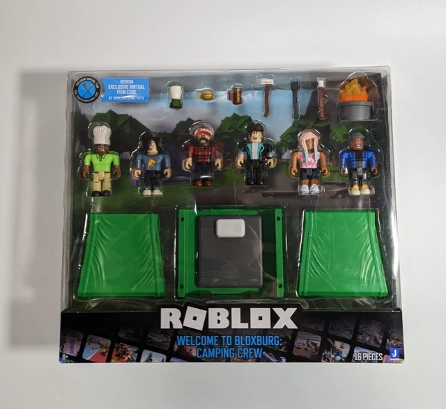 Roblox Action Collection - Welcome to Bloxburg: Camping Crew Playset  [Includes Exclusive Virtual Item]