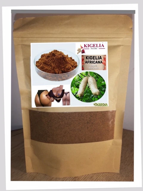 Poudre De Kigelia 200g - Complément Alimentaire Naturel Pour Galbe Fesses, Hanches Et Seins - Origine France