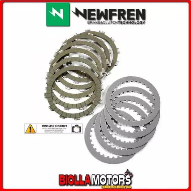 F1505Sr Kit Dischi Frizione Newfren Ktm Lc4 Egs - Exc 1996-1997 620Cc Conduttori