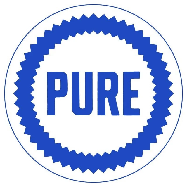 Pure Oil Company Gasoline NEW Sign 28" Dia. Round AMERICAN STEEL