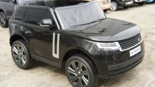 Voiture électrique pour enfants 2 places - Range Rover Noir 12V + télécommande