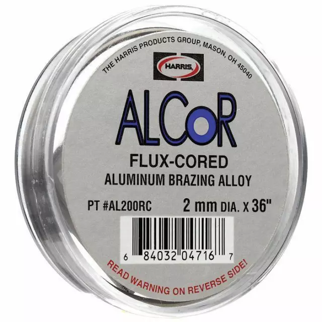 Harris ACLoR Aluminum Brazing Alloy 2mm Dia. Coil AL200RC