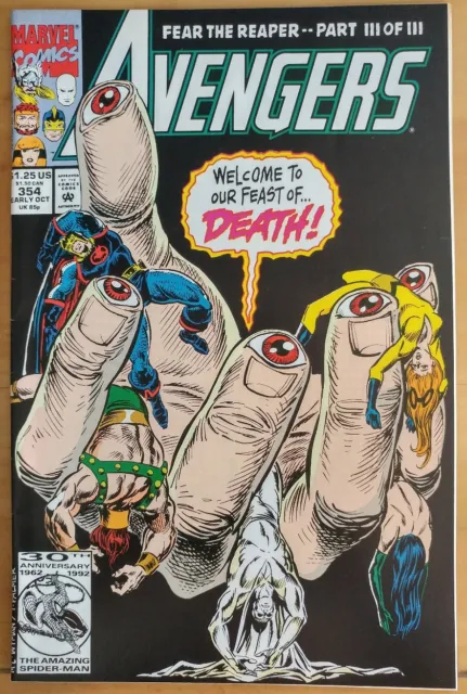 The AVENGERS #354 (1992 MARVEL Comics) ~ GD Comic Book