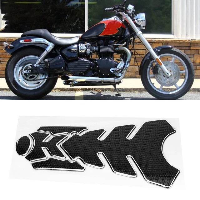 3D Motorcycle Gas Oil Fuel Tank Sticker Pad Protector Decor For