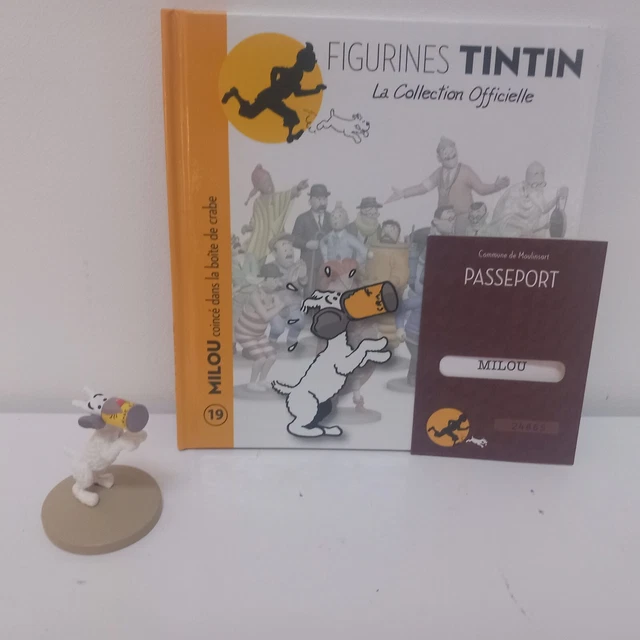 FIGURINE TINTIN COLLECTION OFFICIELLE MILOU ANGE NUMERO 40