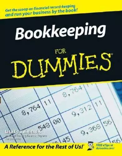 Bookkeeping for Dummies by MBA Epstein, Lita: Used