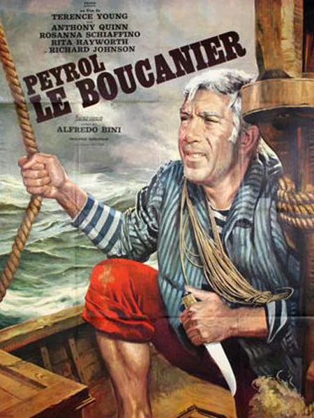 AFFICHE PLI E 120X160CM PEYROL LE BOUCANIER 1967 Anthony Quinn Rita 