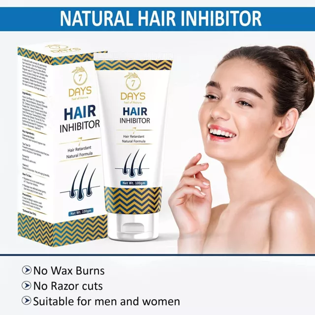 Permanent Hair Removal Cream Stop Hair Growth Inhibitor Remover100g 2