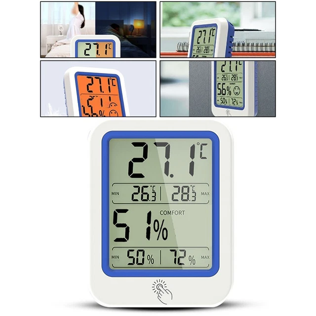 Garden Experts Termometro Da Parete Lungo 38 Cm | Scala In °C E °F | Plastica Bianca Per Serra E Giardino