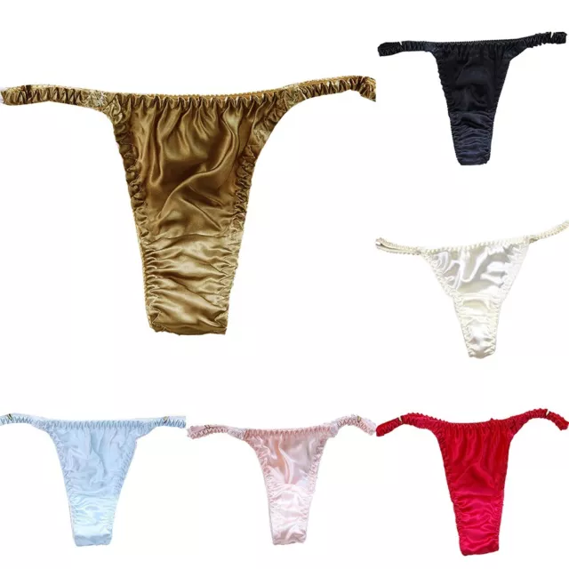 SEXY LADIES PURE Silk Underwear Thongs G-String Panties Bikinis Briefs  Lingerie £11.86 - PicClick UK
