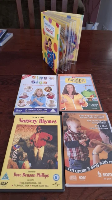 makaton-nursery-rhymes-dvd-bundle-dave-benson-philips-justin-fletcher