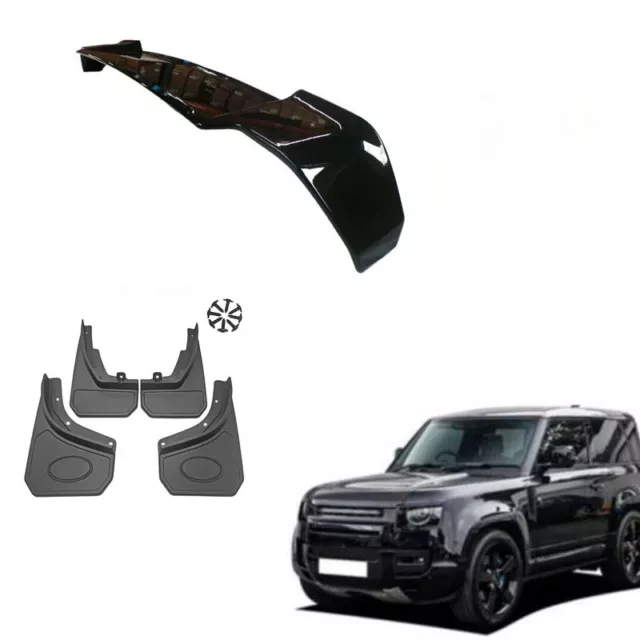 FOR LAND ROVER Defender 90 110 130 L663 Gloss Black Rear Roof
