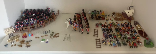 Pièces Détachées Playmobil Pirates - Carabines Et Baïonnettes Françaises/anglaises (x2)