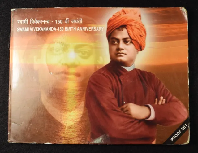 1902 INDIA 150th BIRTH ANNIVERSARY SWAMI VIVEKANANDA SILVER PROOF SET