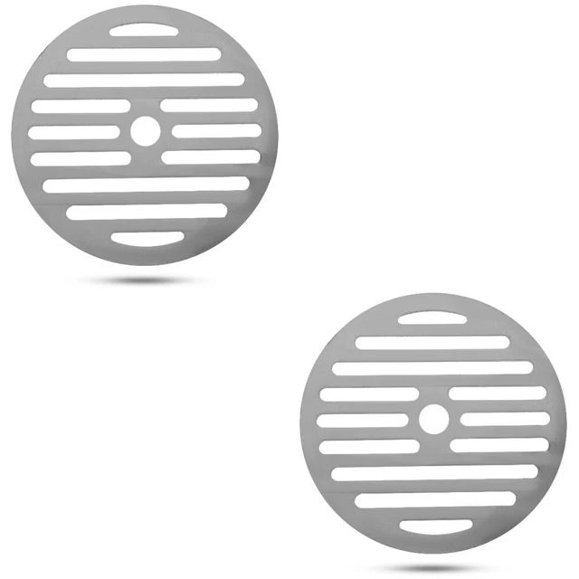 2x 16cm Redondo Acero Cocina Tapón Tapón Malla Lavabo Tamiz