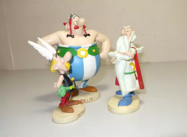 figurine BD Asterix, playstoy, Asterix, Obelix, Panoramix