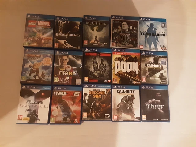 JEUX PS4 A l'UNITE OU EN LOT