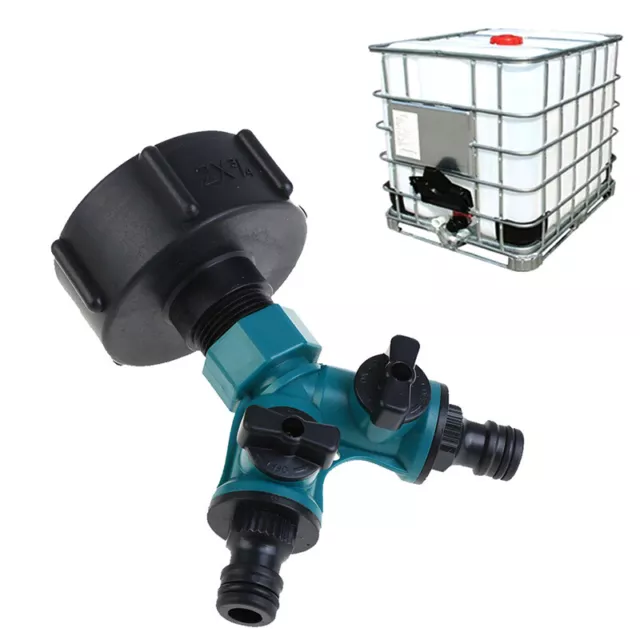 Connettore valvola rapida a forma di Y adattatore serbatoio IBC connettore rubinetto valvola Fitti*/t