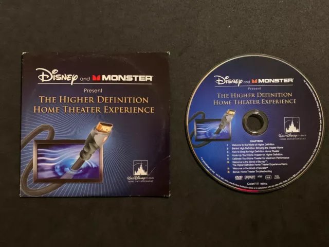 Disney & Monster Present The High Definition Home Theatre Experience DVD