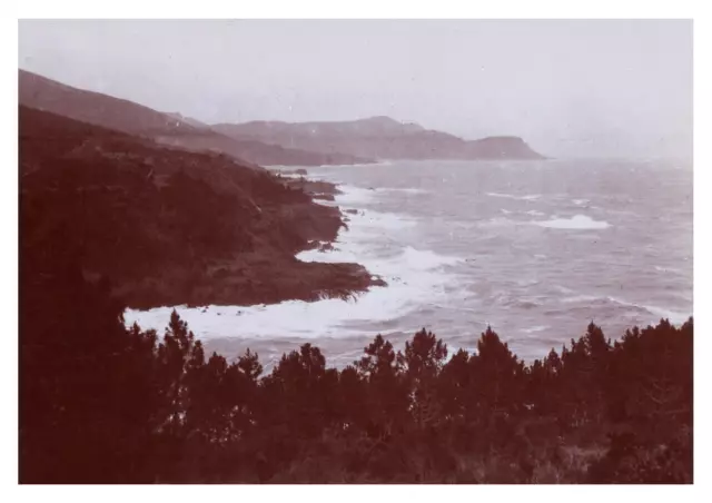 France, Cap Roux, Vue de la Pointe de l&#039;Esquillon, Vintage print, circa 190