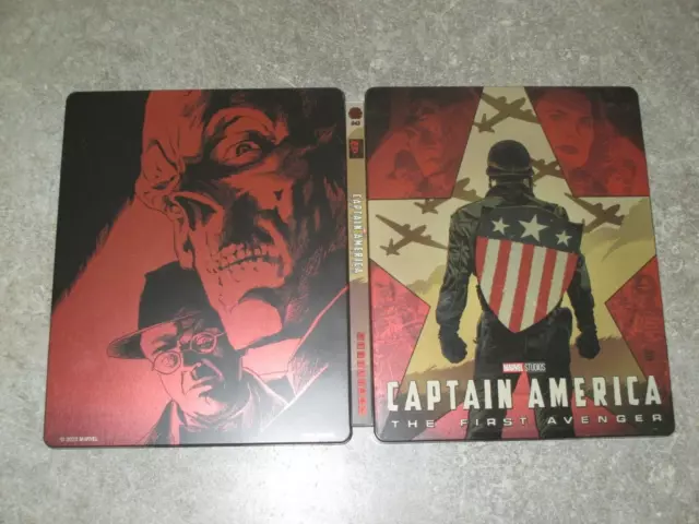 CAPTAIN AMERICA The First Avenger 4K UHD & Blu-Ray Steelbook Mondo