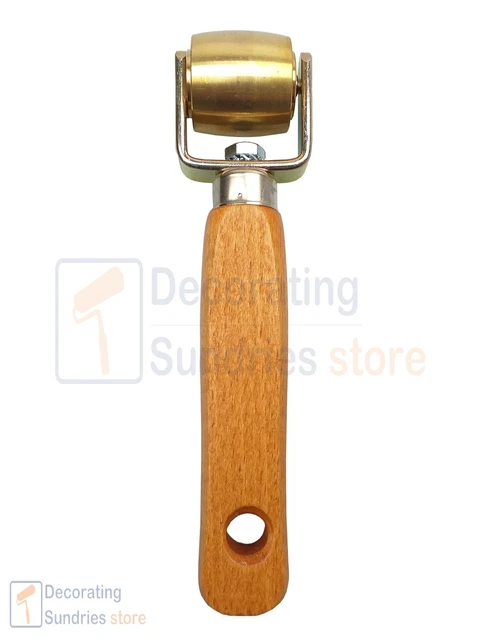 Brass Penny Roller – Handheld Seam Roller For Roofing, Vinyl Flooring & Waterproof Membranes