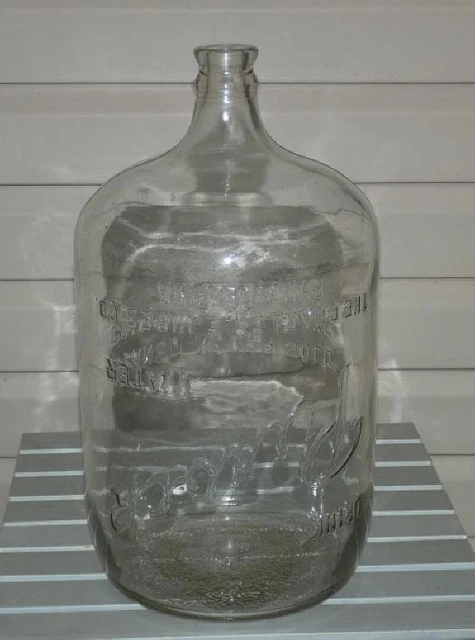 Rare Purok 5 gal Glass Water Bottle Charles E. Hires Co. Philadelphia