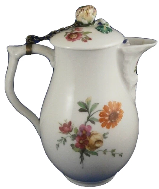 KPM Berlin. Tasse En Porcelaine à Décor Polychrome De Paysages Xxe Siecle