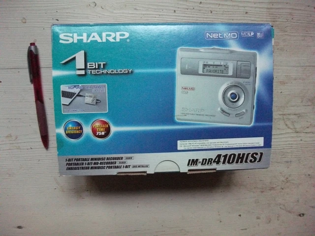 ☆ SHARP 1-BIT PORTABLE MD PLAYER MD-DS5A Sharp MD-DS5-A 1-Bit Auvi