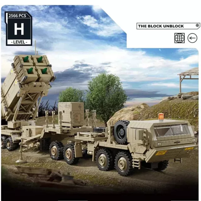 Building Blocks Panlos 628014 M983 Missile Truck Military DIY kit 2566 pcs