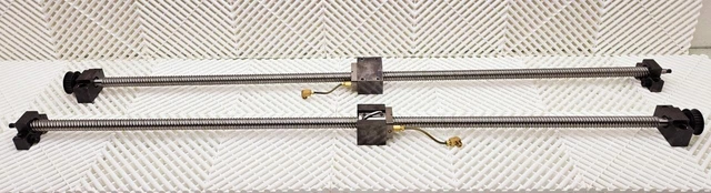 Lote De 2 Unbranded Montable Ballscrews Y Soportes 1030mm Viaje, 15mm Orificio