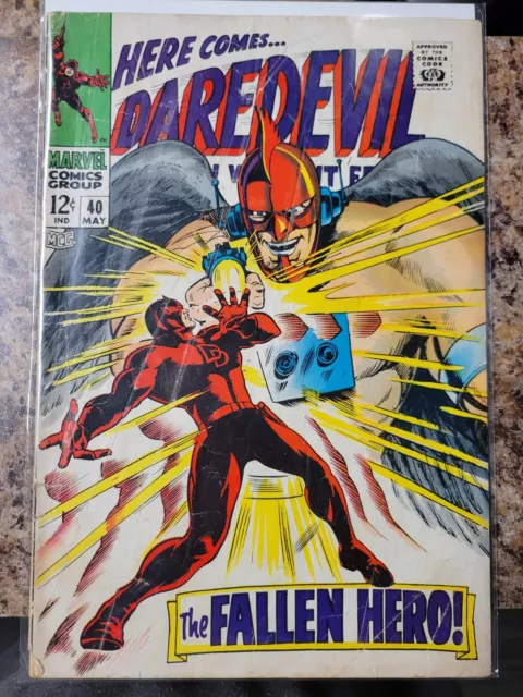 Daredevil #40 (1968) Exterminator & Unholy Three Silver Age Marvel Comics G-VG