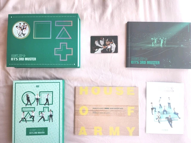 [FULL SET] BTS 3rd Third Muster DVD army.zip+ Fanmeeting Rare Group PC ...