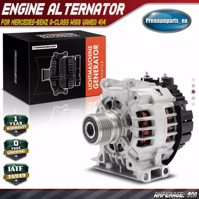 Alternator for Mercedes-Benz A-Class W168 Vaneo 414 1.4 1.6 1.9 21466N Brand New