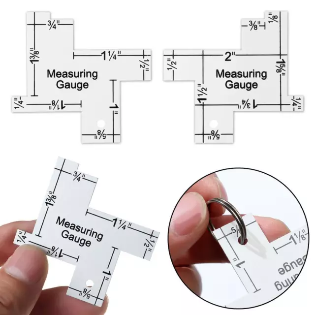 Seam Tailor Ruler Patchwork Quilting Template Sewing Ruler Measuring Gauge