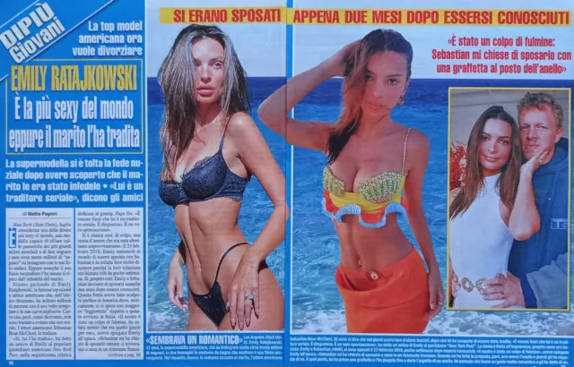 Italian Clipping Ritaglio 2022 EMILY RATAJKOWSKI è la più sexy del  3 PAGINE